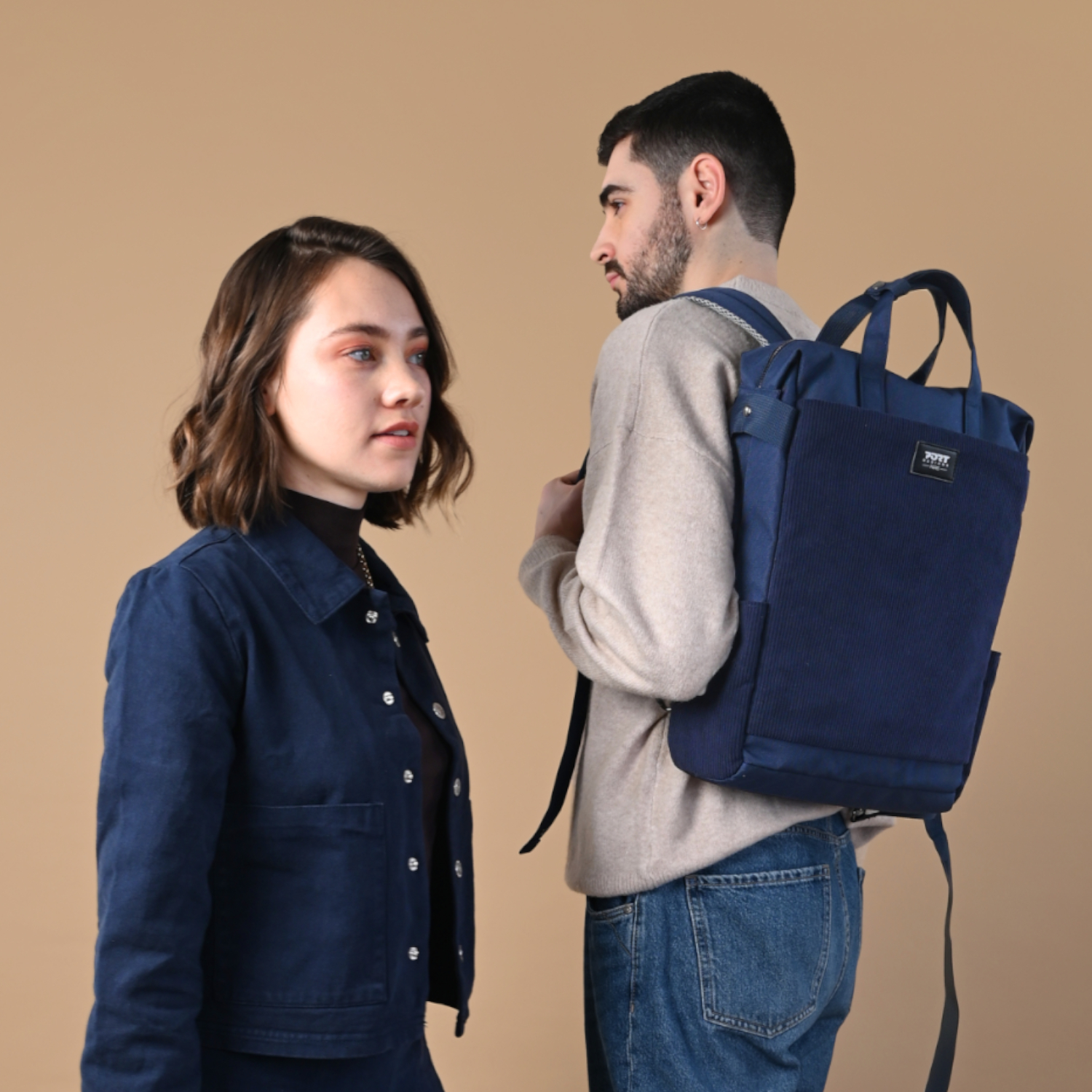 Port Designs Milano II ECO 14/16″ Totepack – Navy Blue - Image 4