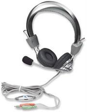 Manhattan Stereo Headset with Microphone & Volume Control