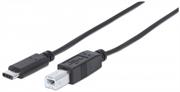 Manhattan USB Typec Male to Typeb Male Cable
