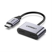 Ugreen 2-IN-1 USB TYPE-C to Headphone and Charger Adapter