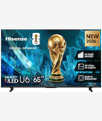Hisense 65 Inch U6S UHD Mini LED Smart TV