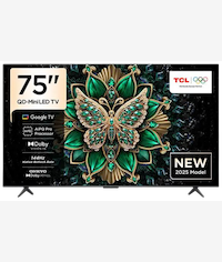 Tcl 75 Inch Qd Mini LED 4K Google TV
