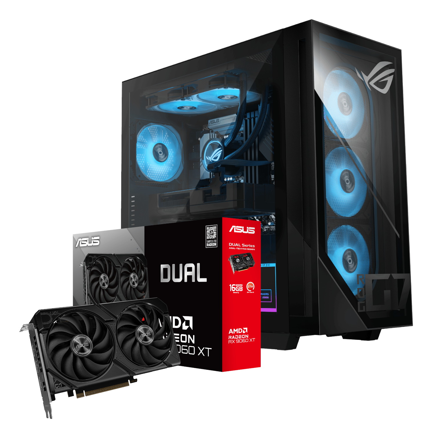 Asus ROG G700 Intel® Core™ Ultra 5 Windows 11 Home PC (RX 9060 XT Dual)