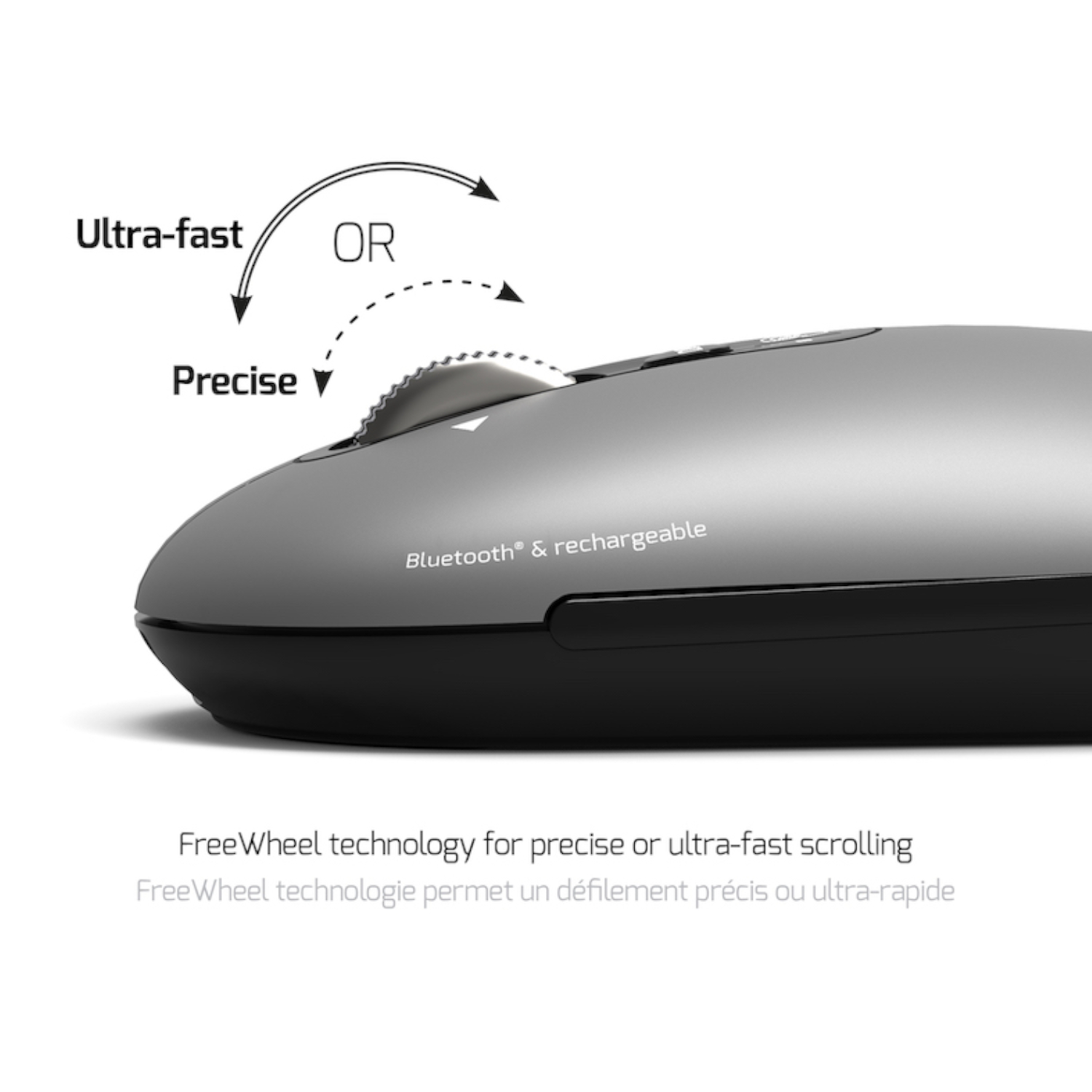 Port Connect PURE Bluetooth Rechargeable Mouse - Image 5