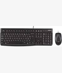 Logitech MK120 Wired Desktop Keyboard and Mouse Combo