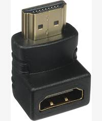 Unique HDMI Male to Female Adaptor 90 Degree