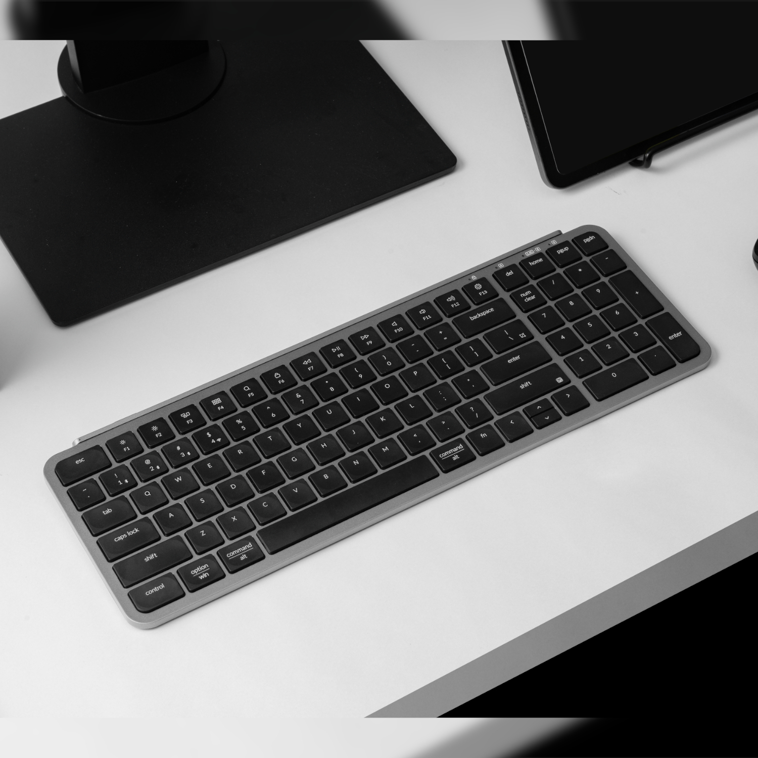 Keychron B2 Pro Ultra-Slim 96% Wireless Keyboard - Space Gray - Image 3