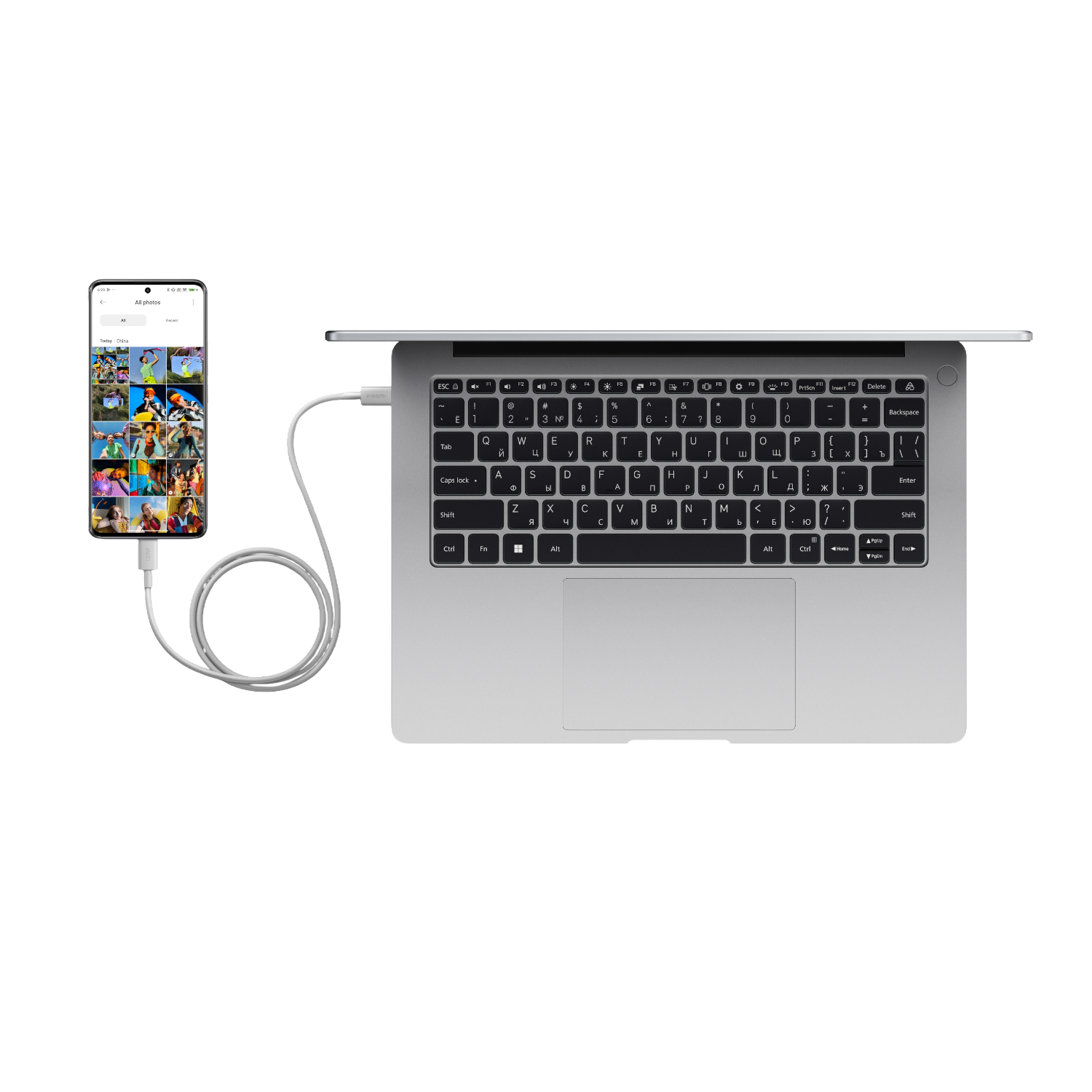 Xiaomi USB4 6A USB Type-C To USB Type-C Braided Cable 2m- (120W, 480 Mbps) - Image 5