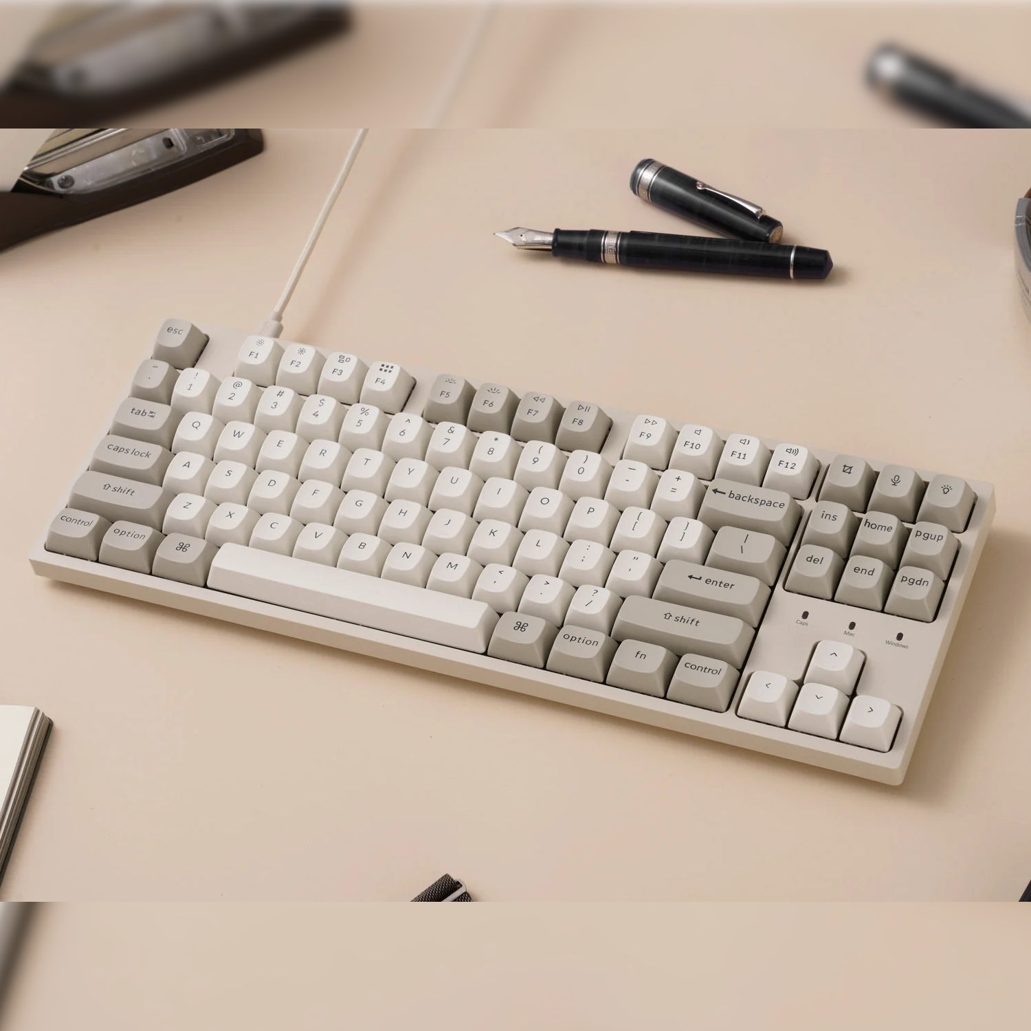 Keychron C1 Pro 8K 80% Super Red Hot-swappable RGB Wired Mechanical Keyboard - Image 5