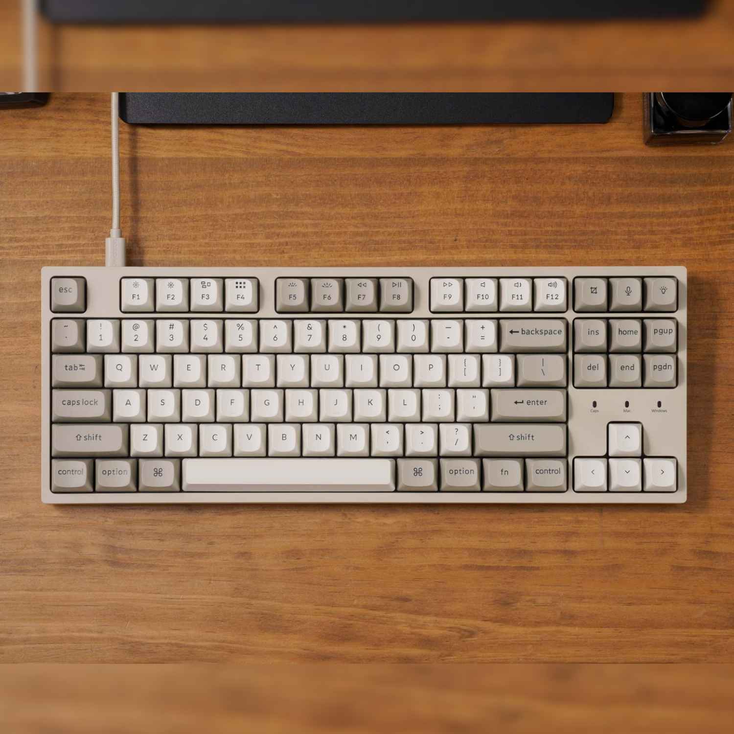 Keychron C1 Pro 8K 80% Super Red Hot-swappable RGB Wired Mechanical Keyboard - Image 6