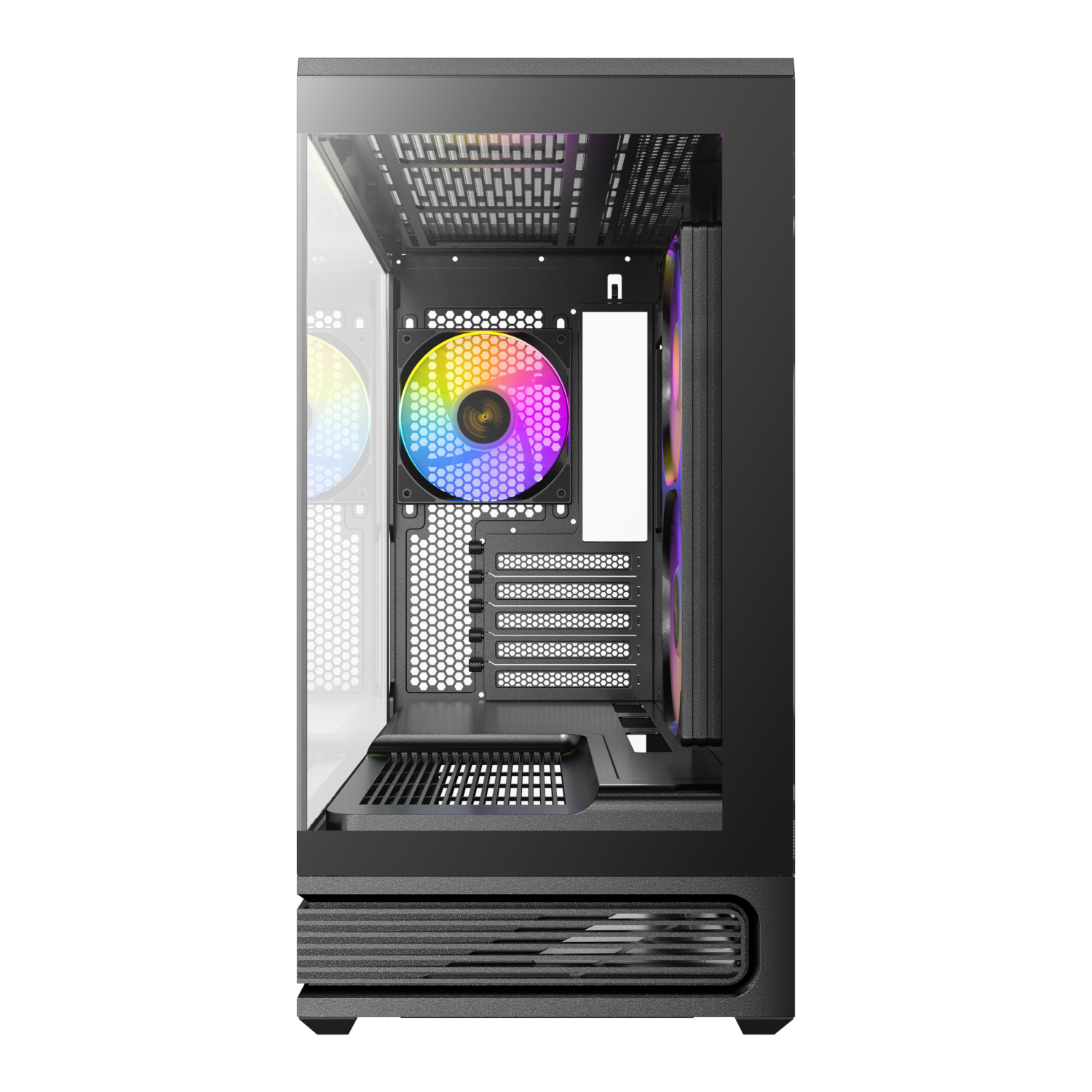 Antec C2M ARGB Compact Micro-ATX Gaming Chassis - Black - Image 2