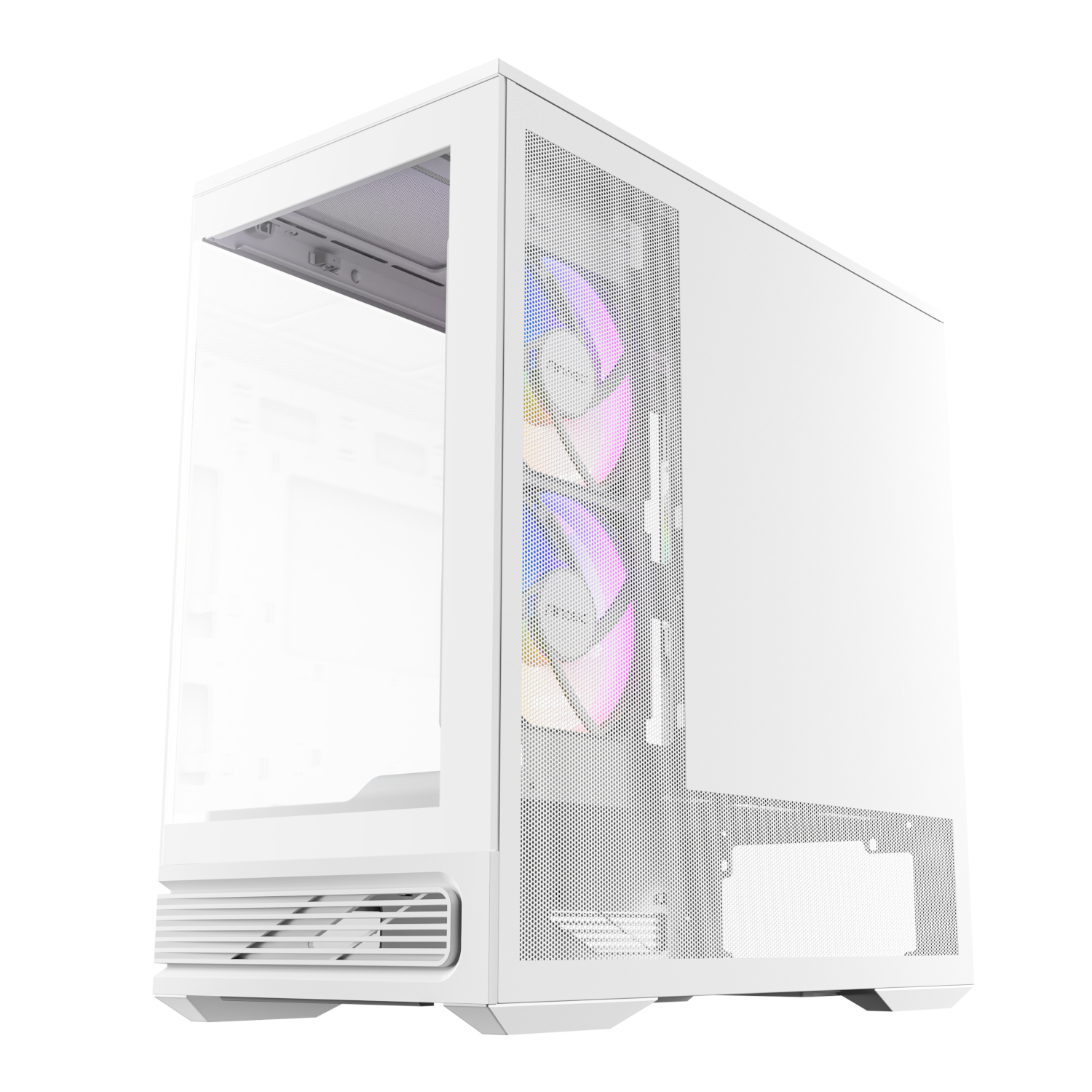 Antec C2M ARGB Compact Micro-ATX Gaming Chassis - White - Image 3