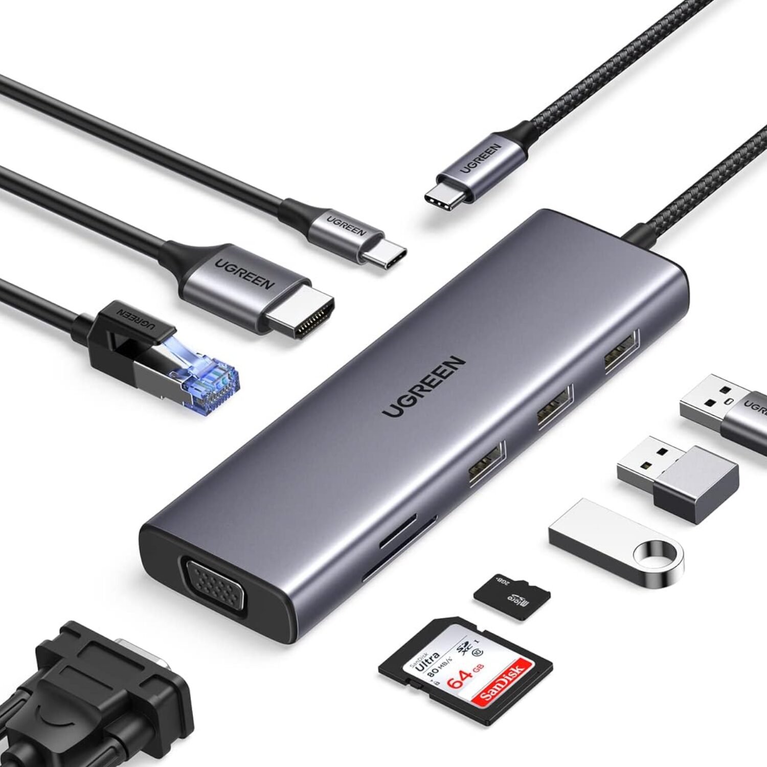 UGREEN 9-in-1 Type-C Hub - Image 2