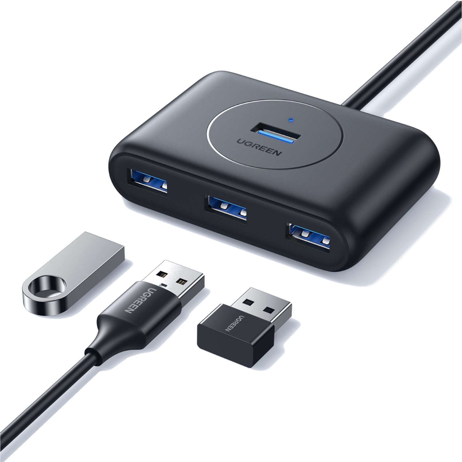 UGREEN 4-Port USB 3.0 Hub | 5Gbps Data Transfer - 0.5m - Image 3