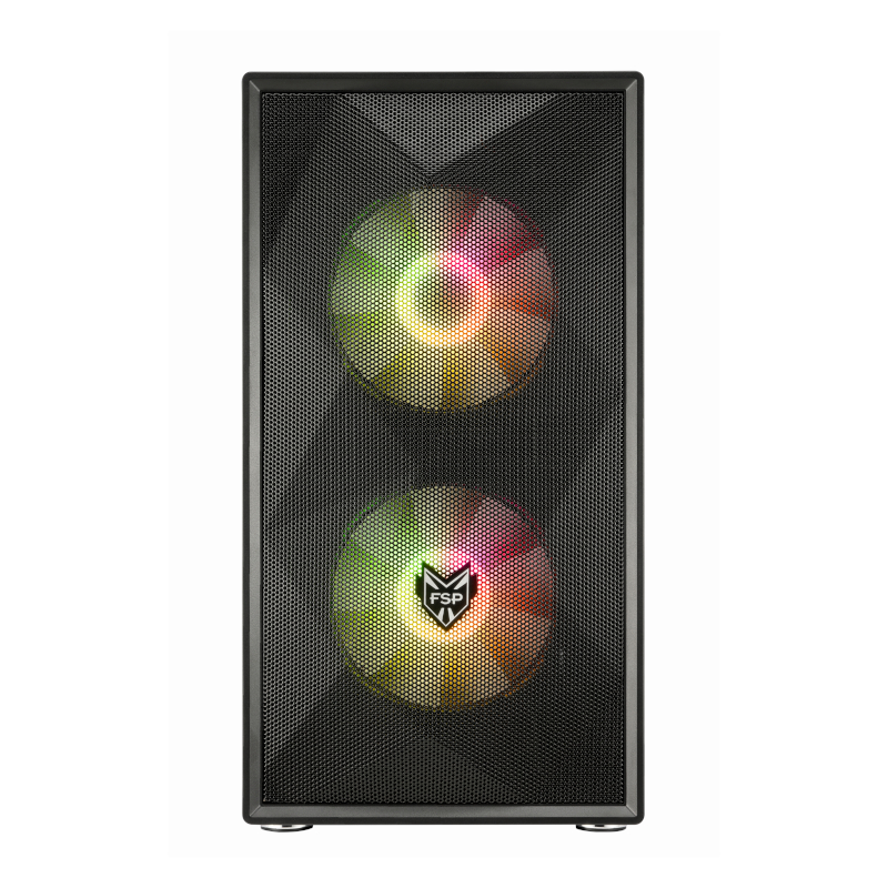 FSP CST130A Micro-ATX Gaming Chassis - Black - Image 3