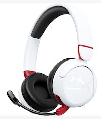 HP Hyperx Cloud Mini Wireless White and Red Headset with Microphone