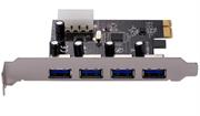 Unique PCI-E X1 to 4X USB 3.0 Ports Card