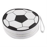 Ebox 24PCS Cd Holder Black & White Socce