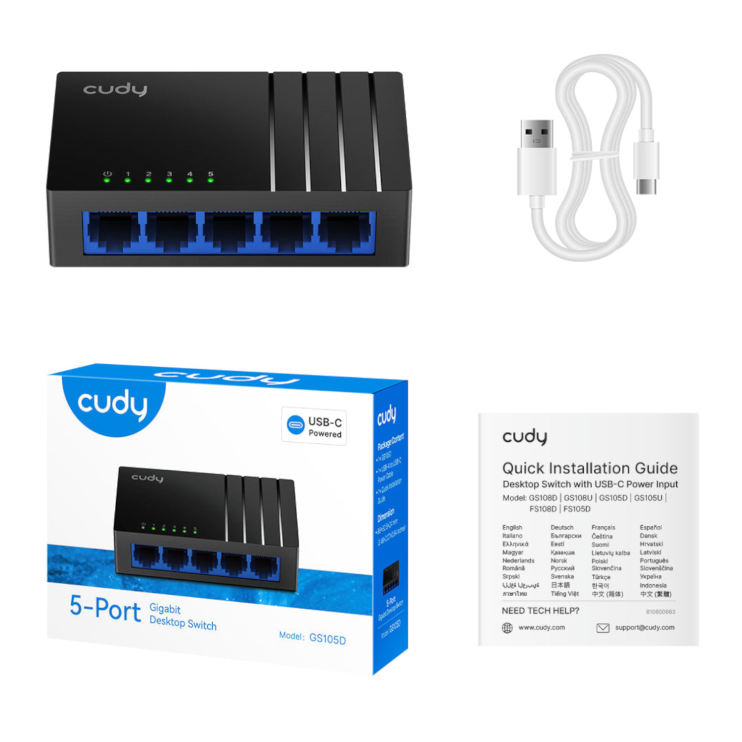 Cudy 5-Port Gigabit Desktop Switch - Image 5