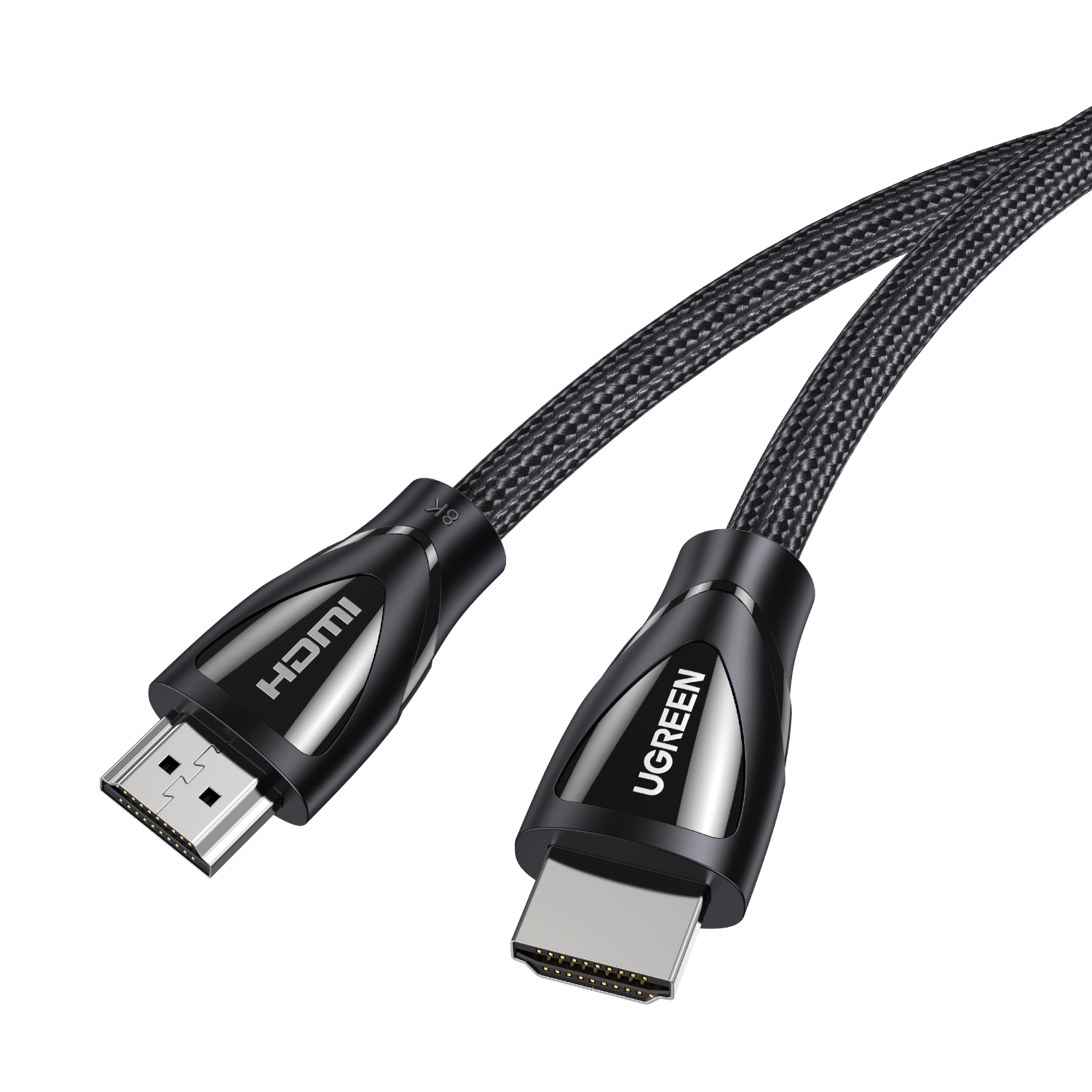 UGREEN HDMI 2.1 Male to Male Cable 1M (8K@60Hz | 4K@120Hz) - Black - Image 2