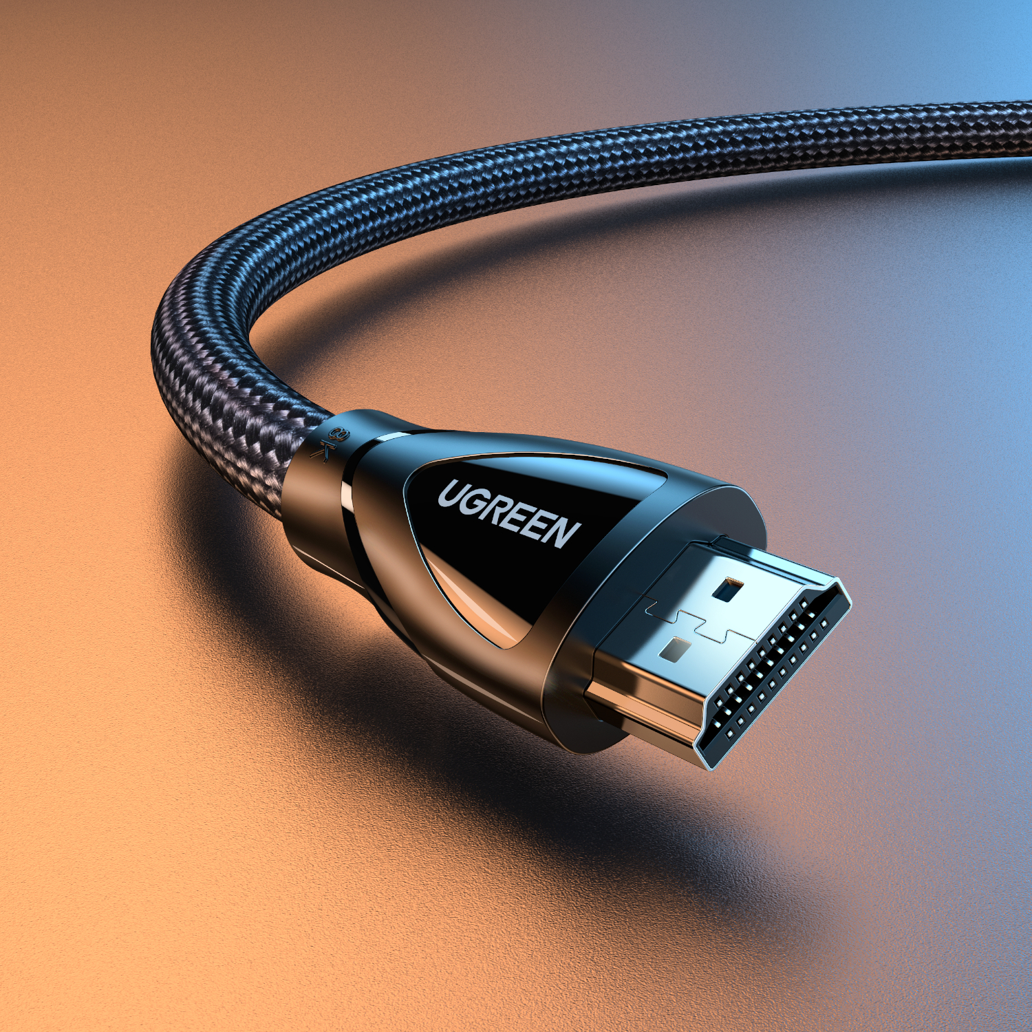 UGREEN HDMI 2.1 Male to Male Cable 1M (8K@60Hz | 4K@120Hz) - Black - Image 5