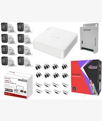 Hikvision 8 Channel DVR 2MP Camera 100M CAT6 Cable CCTV Kit