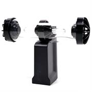 Unique Transparent Tube Blue LED Light Stereo Speaker