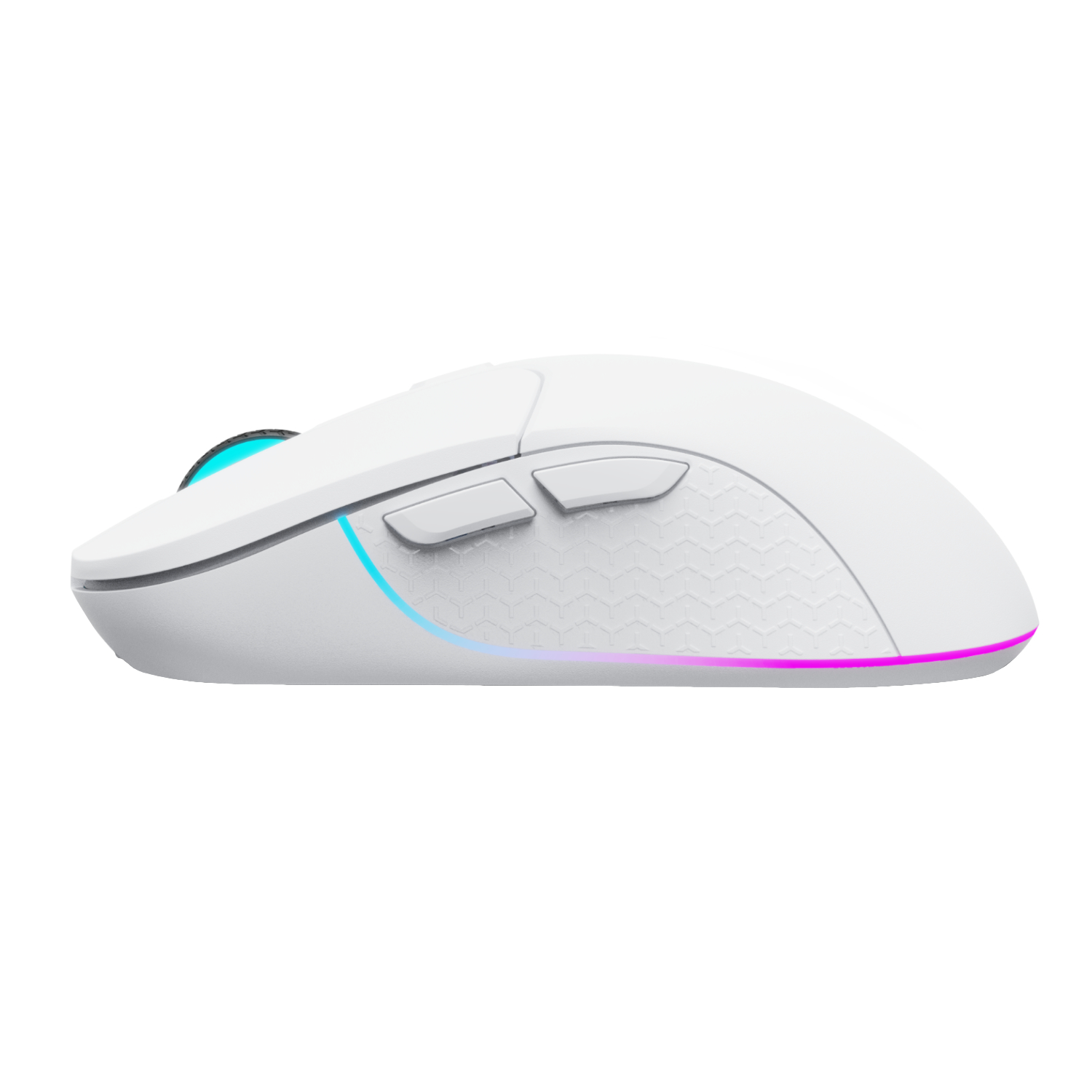 Keychron M3 RGB Wireless Optical Mouse - White - Image 3