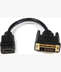 Unique 30CM Female HDMI to Male DVI Cable
