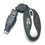 Geeko Black and Silver USB Mini Optical Mouse