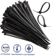 Noble 2.5 x 100MM Pack of 100 Black Nylon Cable Ties