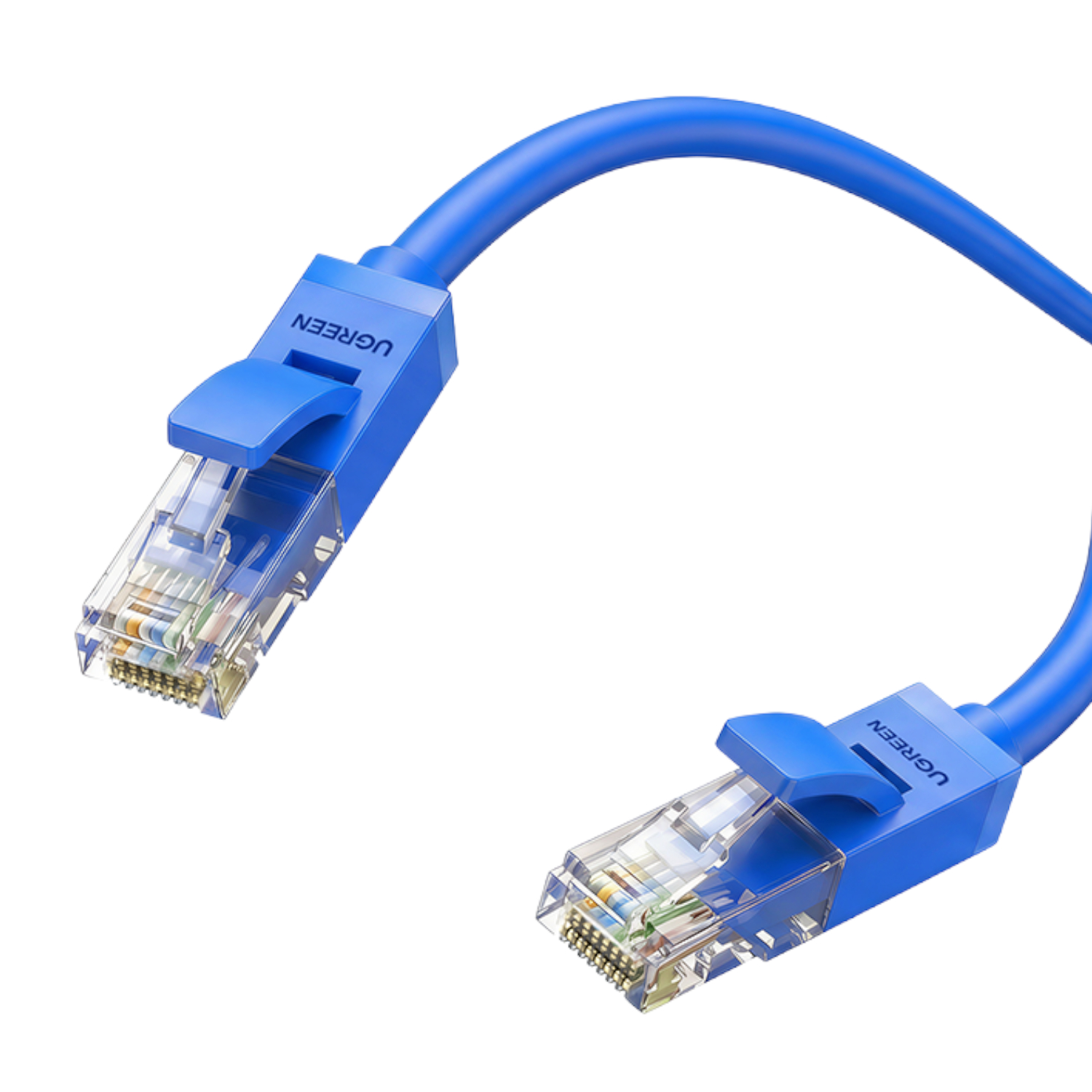 UGREEN RJ45 CAT6 0.5m LAN Network Cable - (1Gbps, 250MHz) - Blue - Image 2