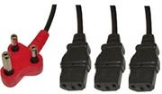 Unique Dedicated Tri Head Power Cable 3.8M