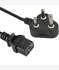 Unique 3 Pin Single Head 1.8M Power Cord