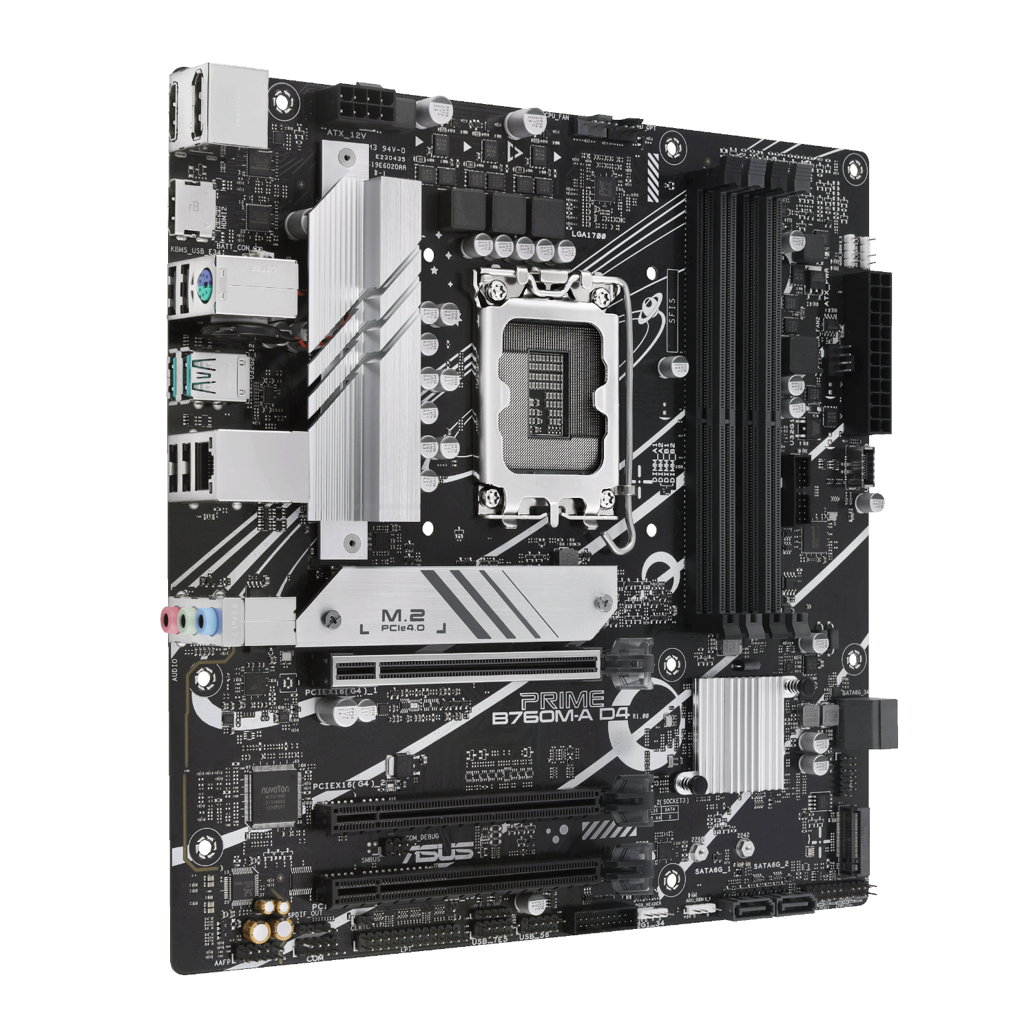 Asus PRIME B760M-A D4 CSM LGA 1700 M-ATX Motherboard - Image 3