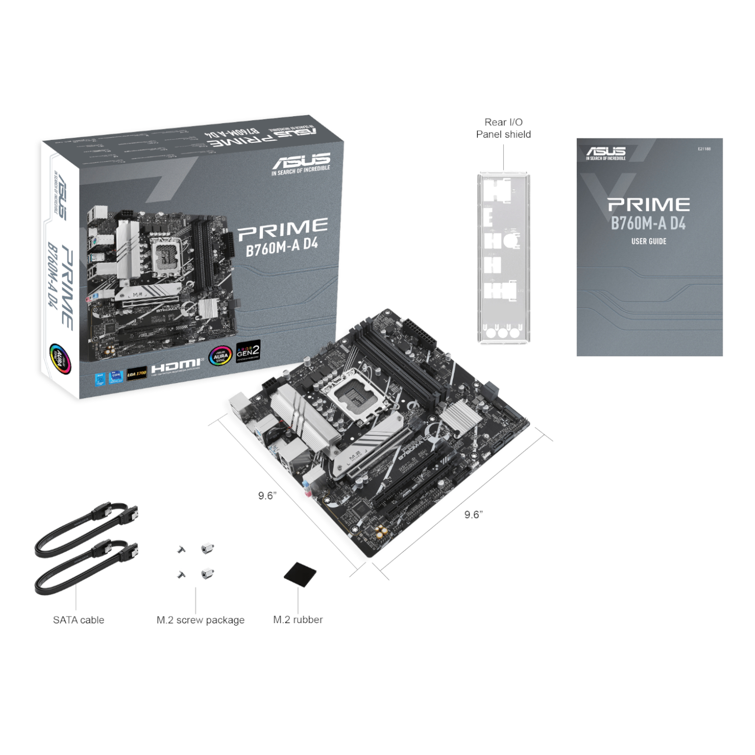 Asus PRIME B760M-A D4 CSM LGA 1700 M-ATX Motherboard - Image 6