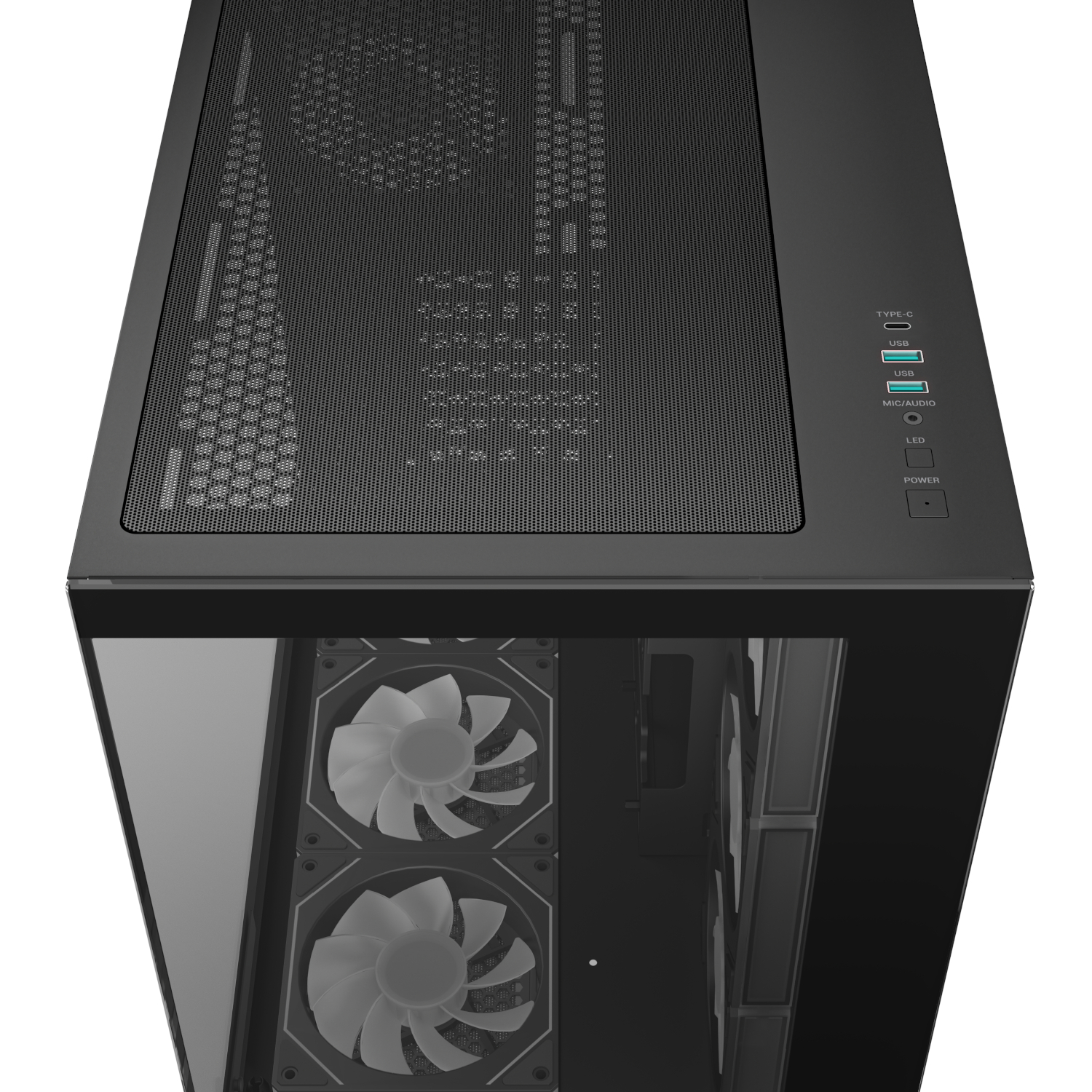 DeepCool CG530 7F ARGB ATX Gaming Chassis - Black - Image 6