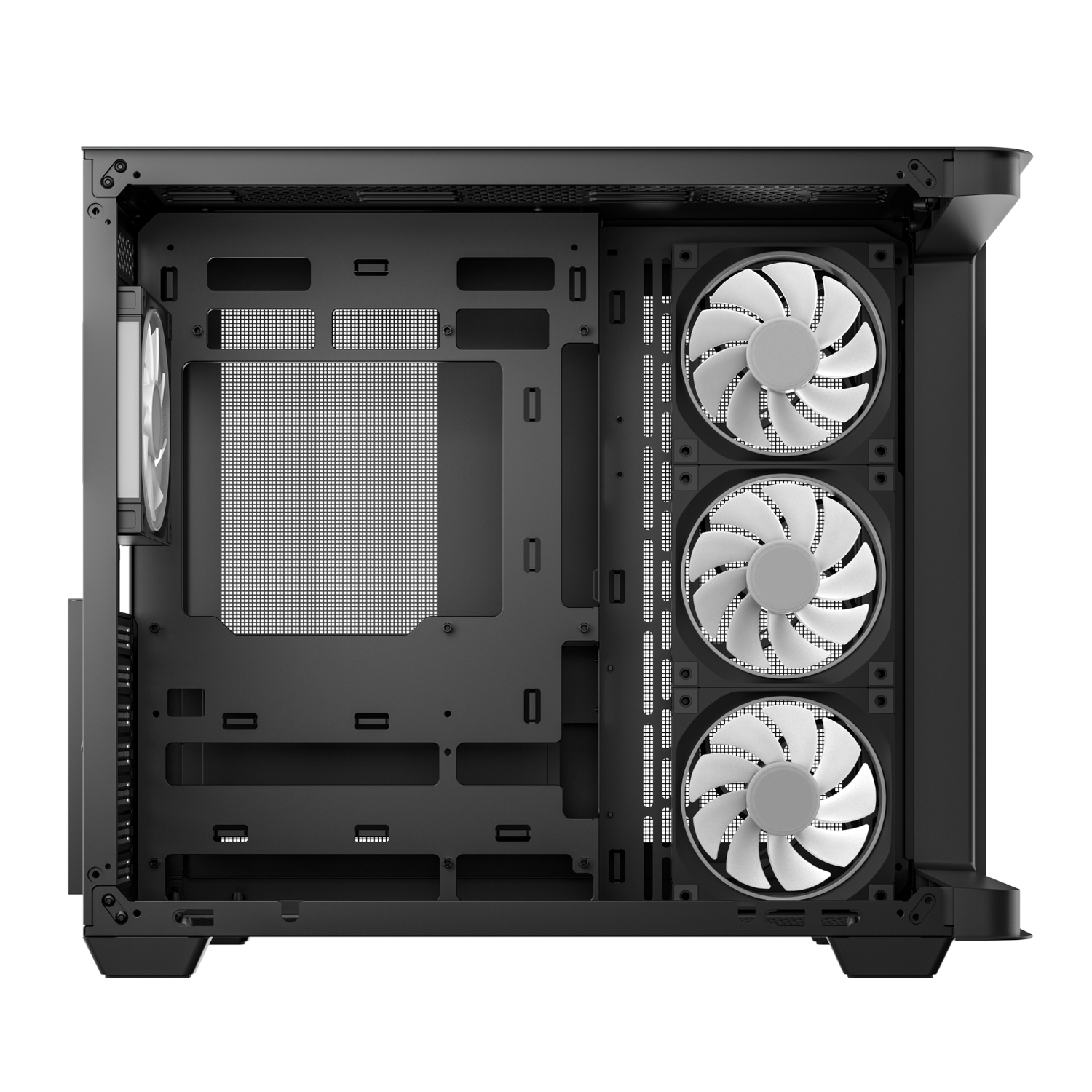 DeepCool CG530U 4F ATX Gaming Chassis - Black - Image 6