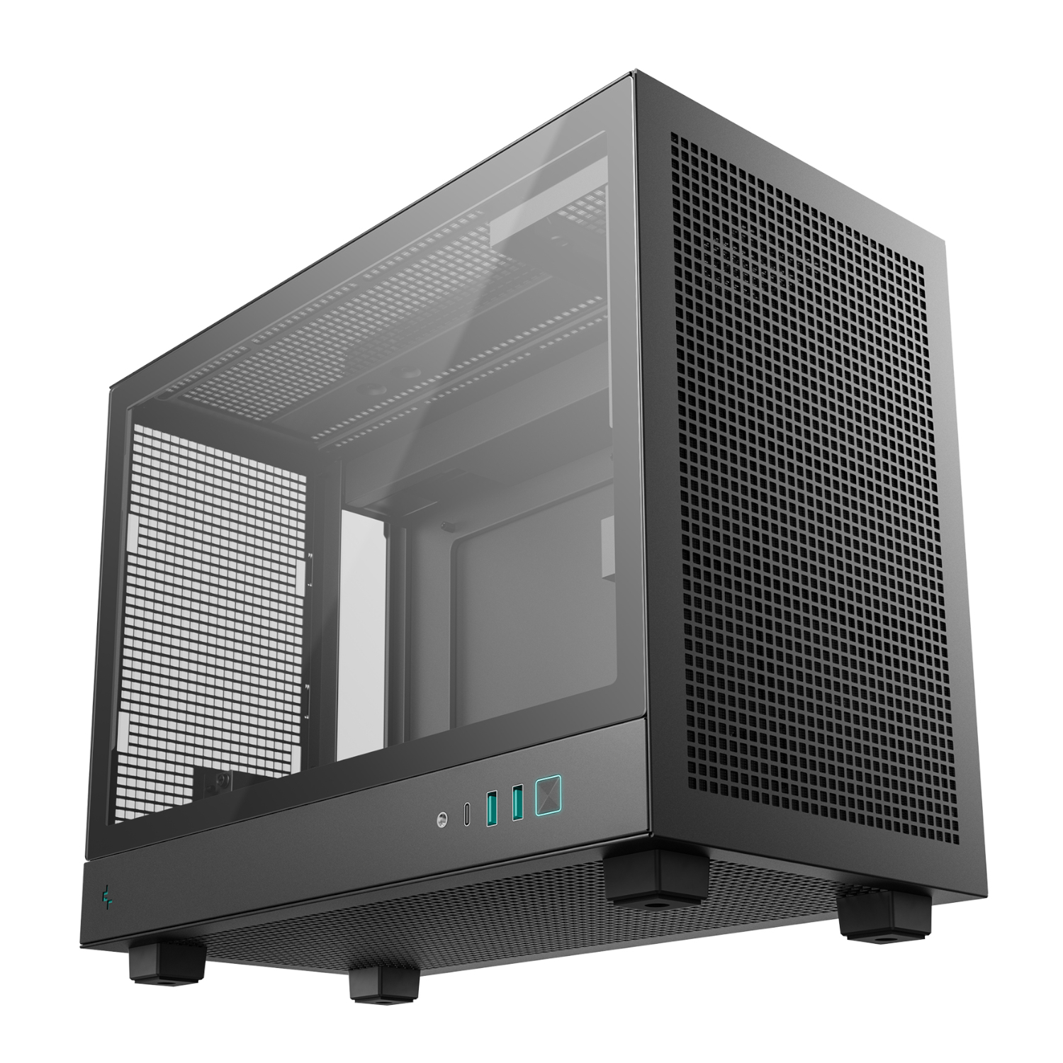DeepCool CH160 PLUS Micro-ATX Chassis - Black - Image 2