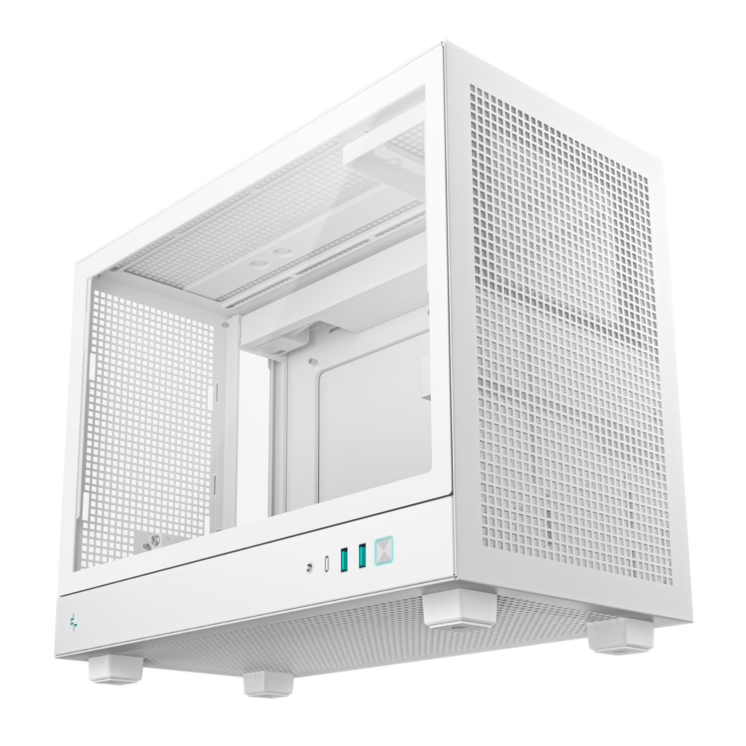 DeepCool CH160 PLUS Micro-ATX Chassis - White - Image 2