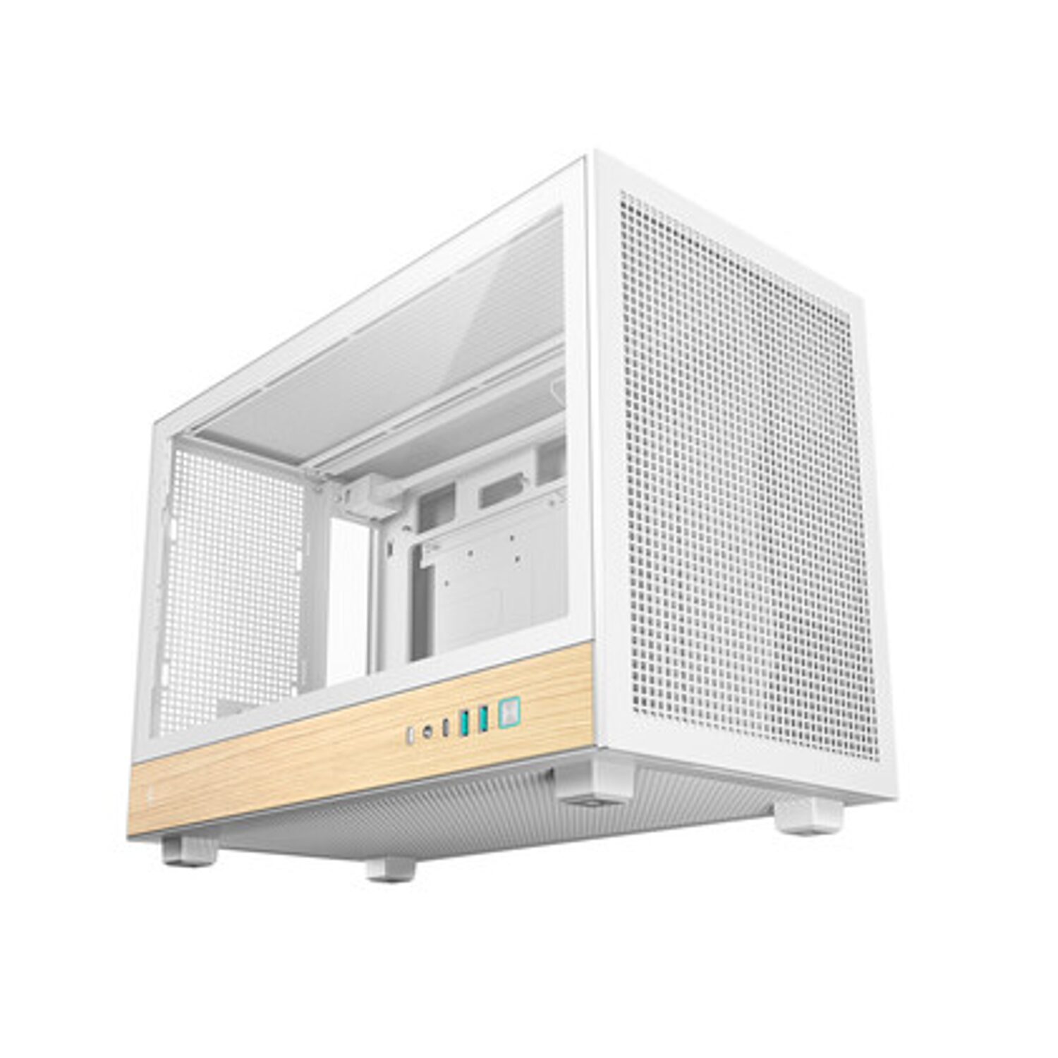 DeepCool CH260 Wood mATX Gaming Chassis White - Image 5