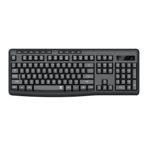 Redragon BK-7367 Full-size Ergonomic Wireless Membrane Office Keyboard - Black