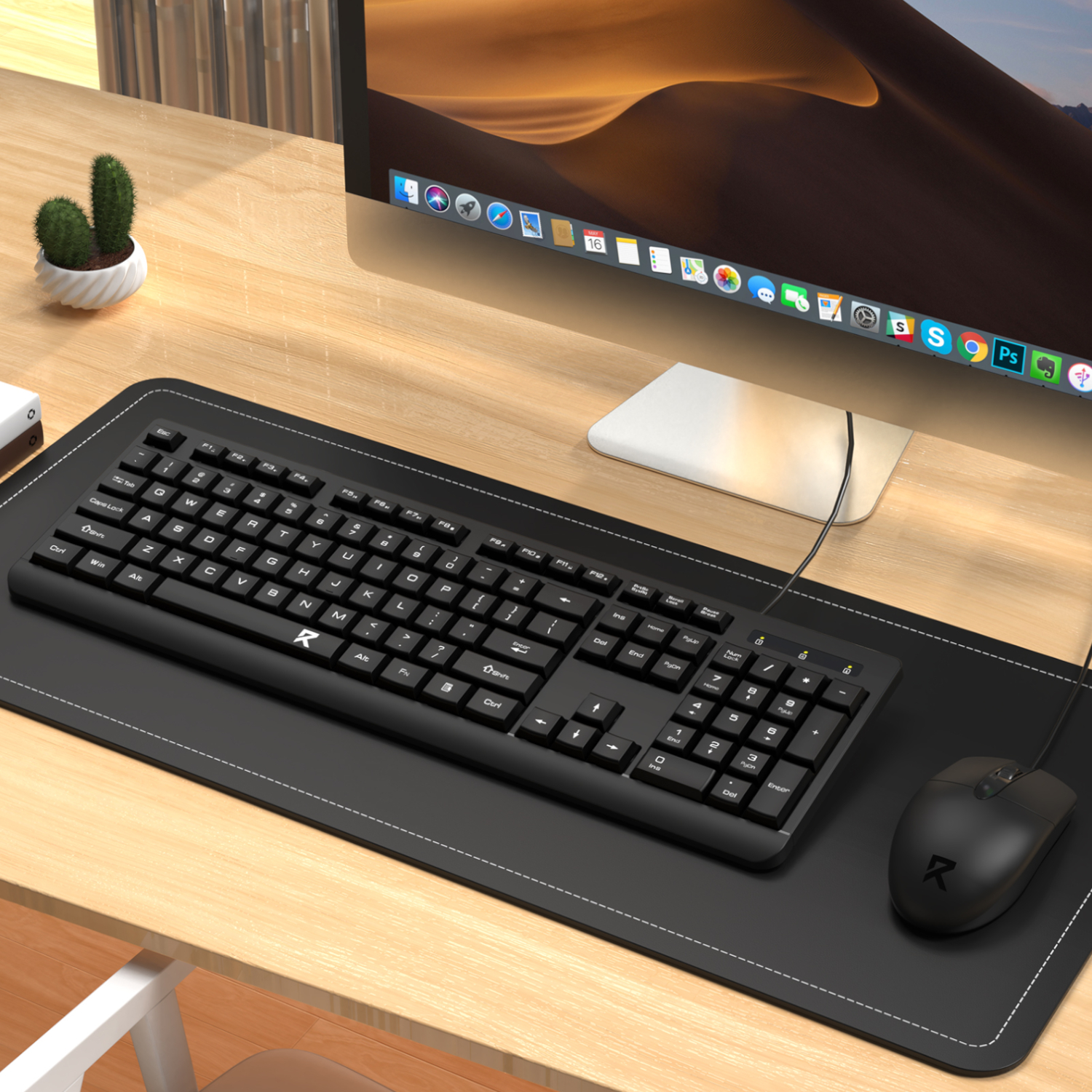 Redragon BS-7543 Wired Keyboard and Mouse Combo - Black - Image 6