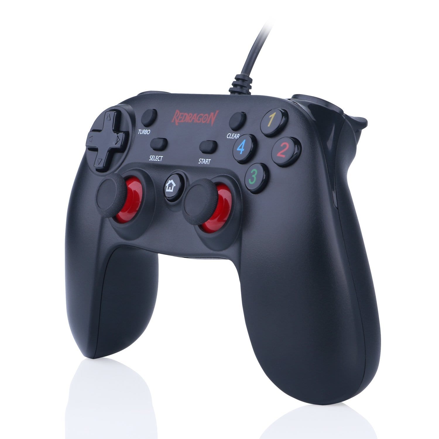 Redragon Saturn Wired X/D-input(Digital/Analog) PC Controller Black - Image 4