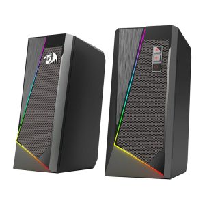 Redragon 2.0 Satellite Speaker Anvil 2 x 3W RGB USB|Aux Gaming Speaker - Black