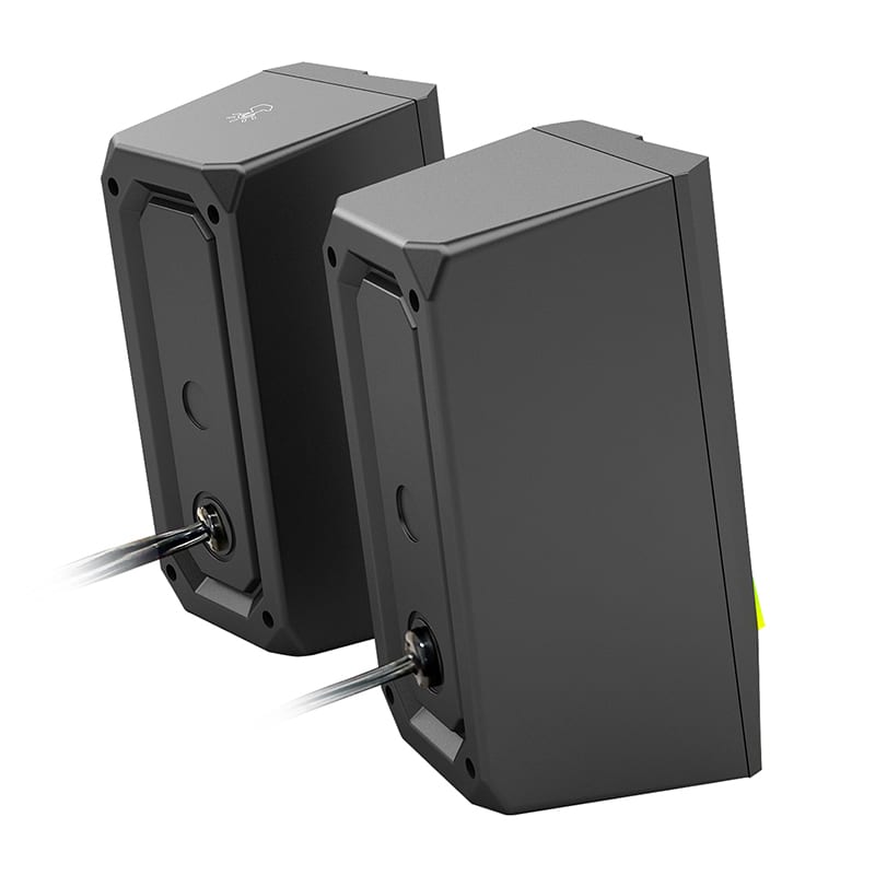 Redragon 2.0 Satellite Speaker Anvil 2 x 3W RGB USB|Aux Gaming Speaker - Black - Image 4