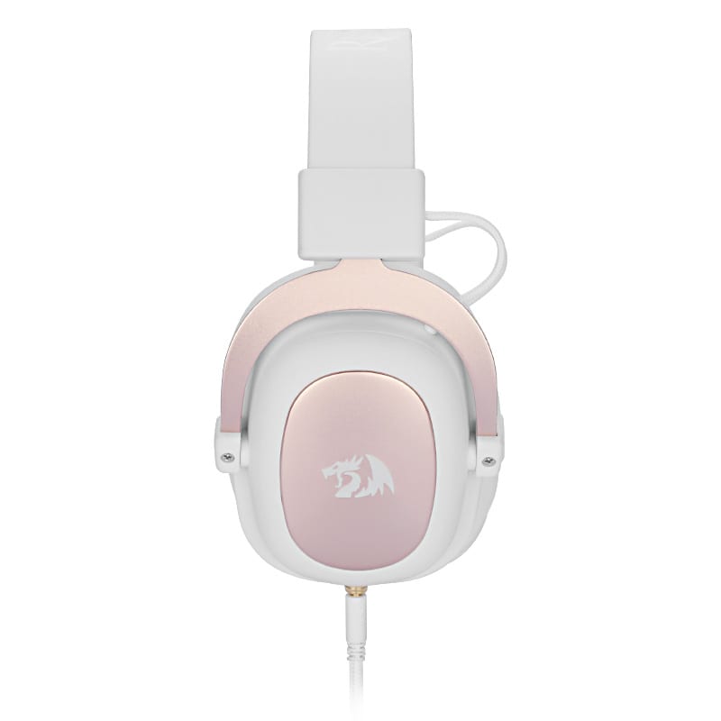 Redragon Over-Ear ZEUS 2 USB Gaming Headset - White - Image 2