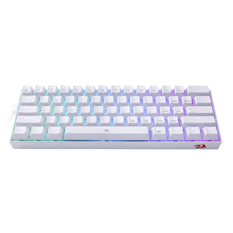 REDRAGON DRAGONBORN Wired Mechanical Keyboard RGB 67Key Design - White - Image 3