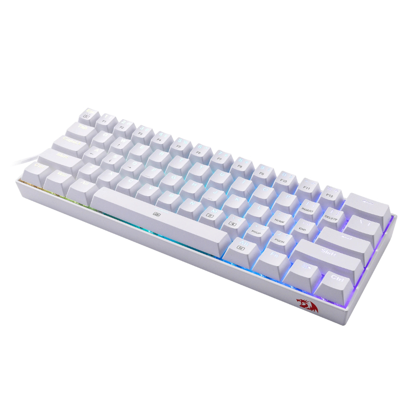 REDRAGON DRAGONBORN Wired Mechanical Keyboard RGB 67Key Design - White - Image 4