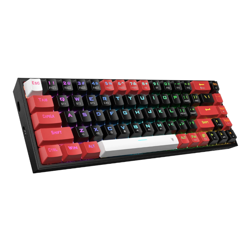 REDRAGON Castor Pro 68Key Wireless Red - Image 2